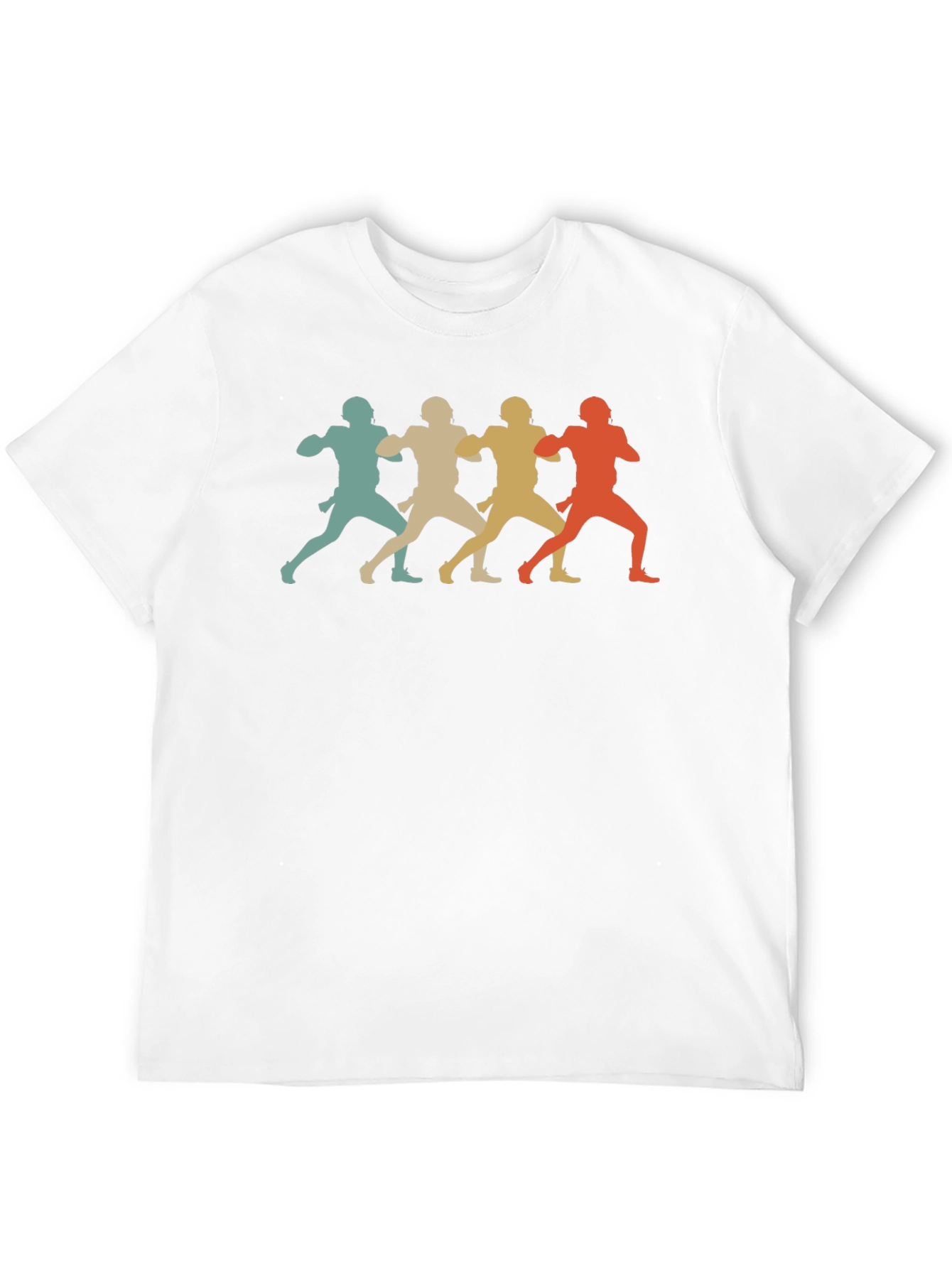 Retro Football Player Graphic Tee