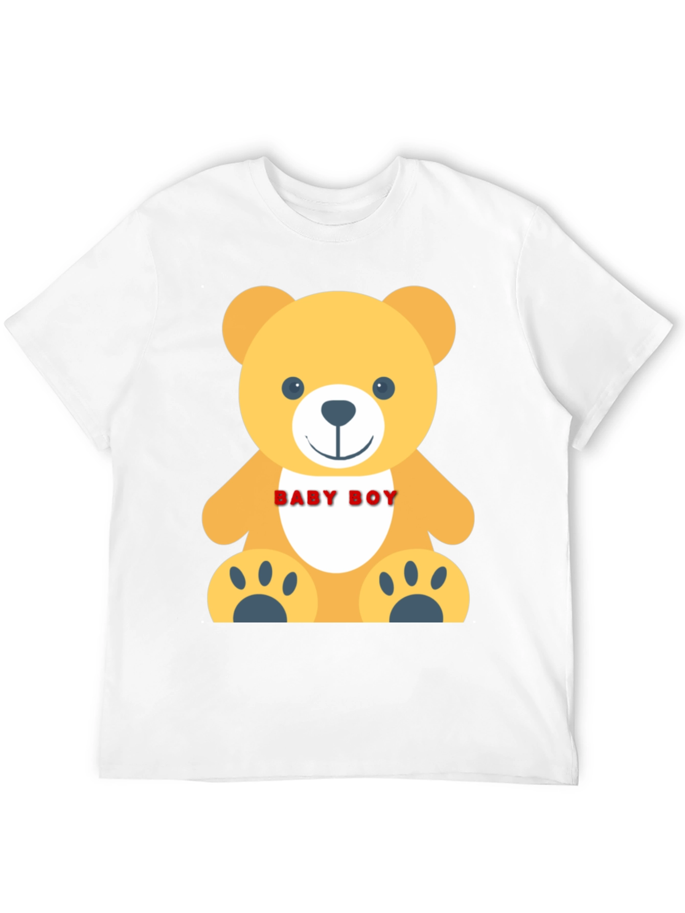 Baby Boy Teddy Bear Graphic T-Shirt