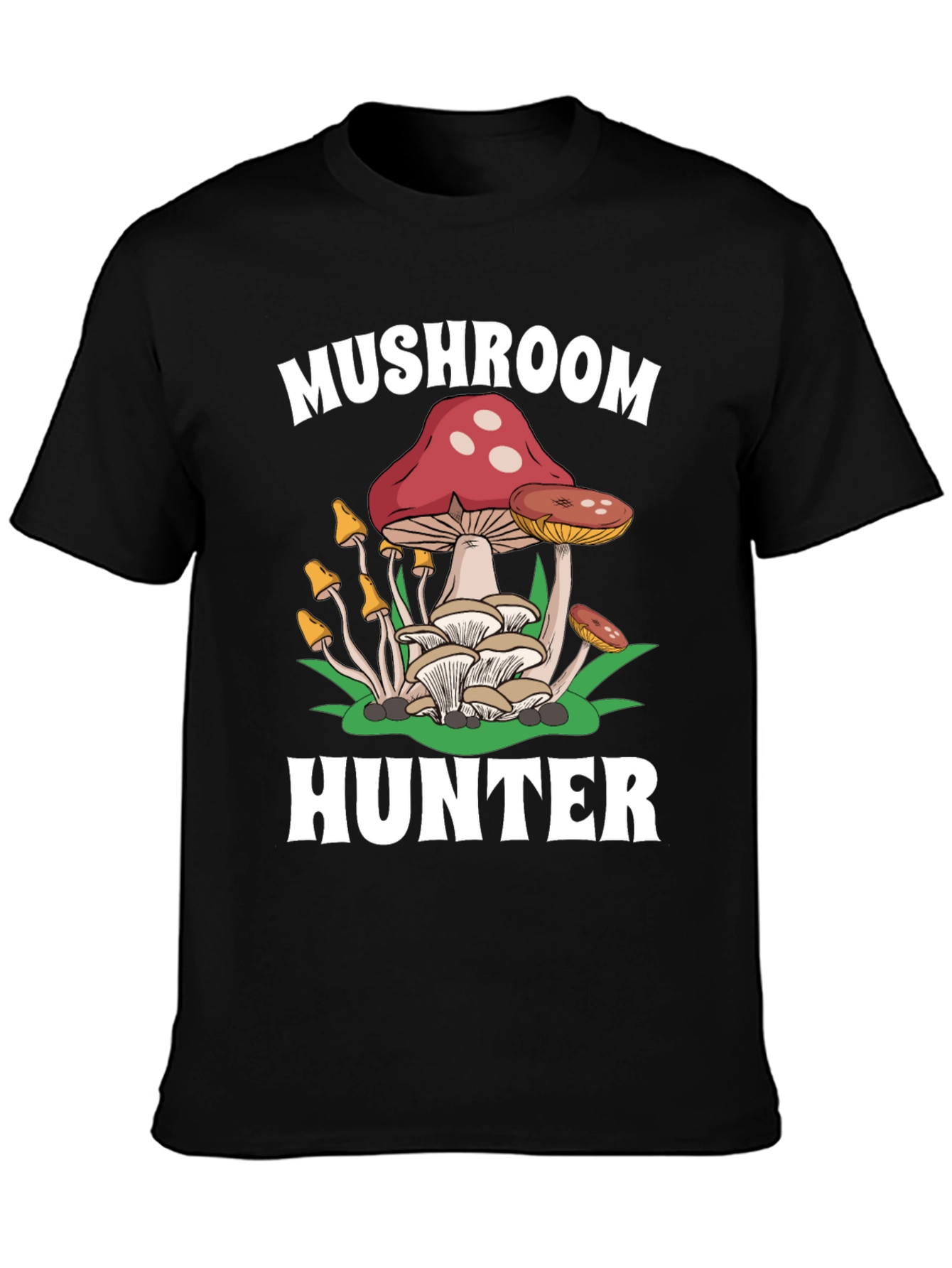 Mushroom Hunter Graphic Tee - Foraging Apparel