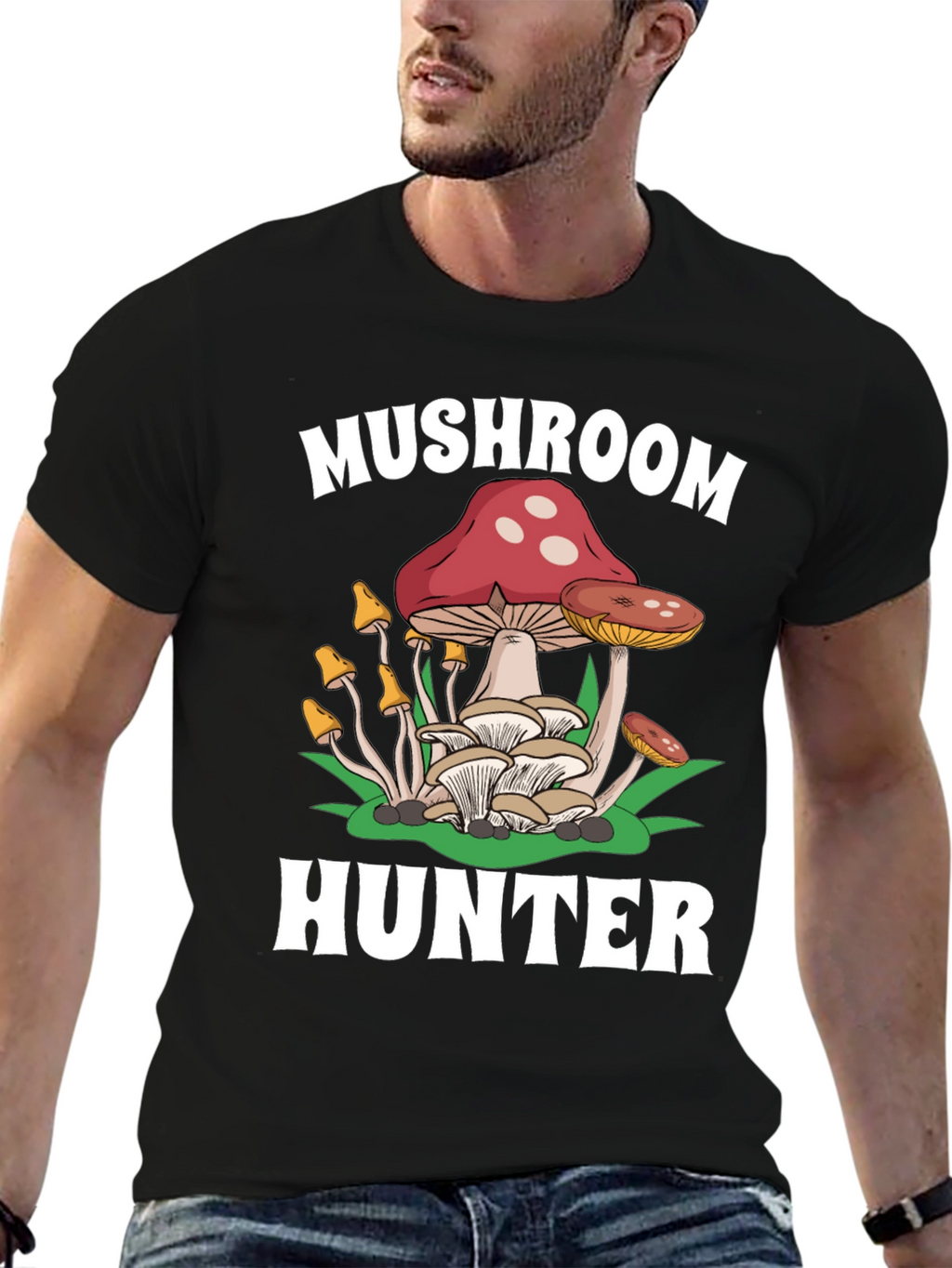 Mushroom Hunter Graphic Tee - Foraging Apparel