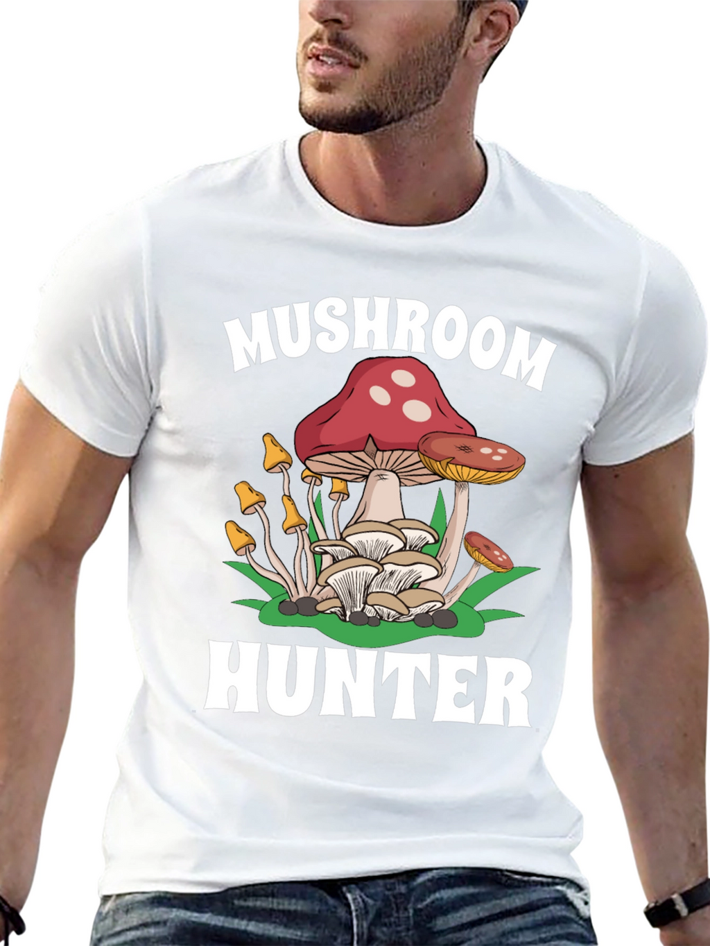 Mushroom Hunter Graphic Tee - Foraging Apparel