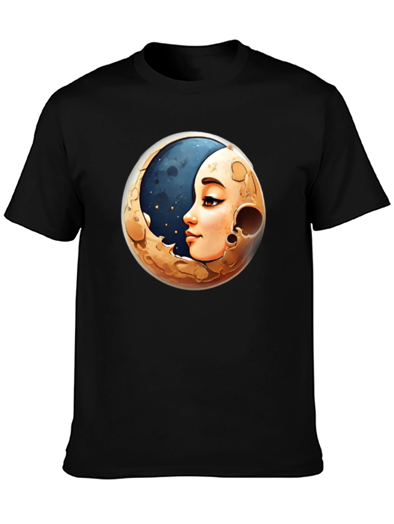 Moon Woman Graphic Tee - Stylish Unisex T-Shirt
