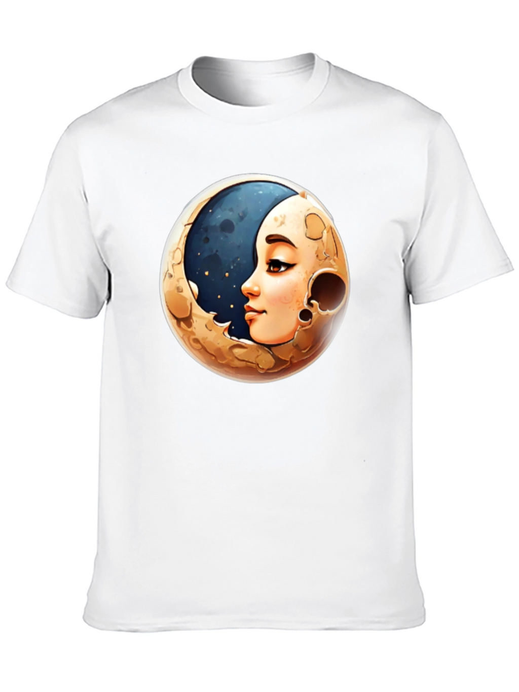 Moon Woman Graphic Tee - Stylish Unisex T-Shirt
