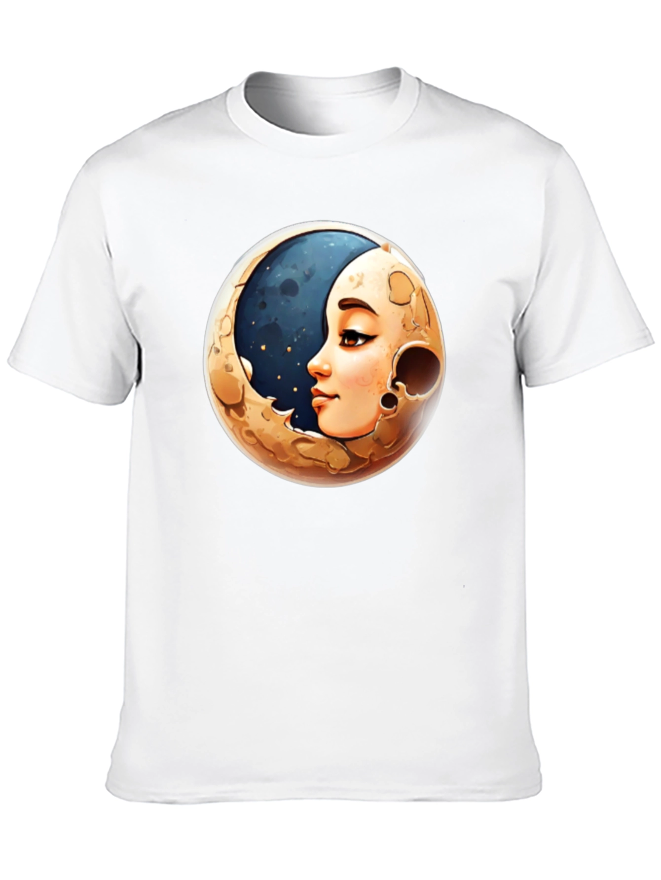 Moon Woman Graphic Tee - Stylish Unisex T-Shirt