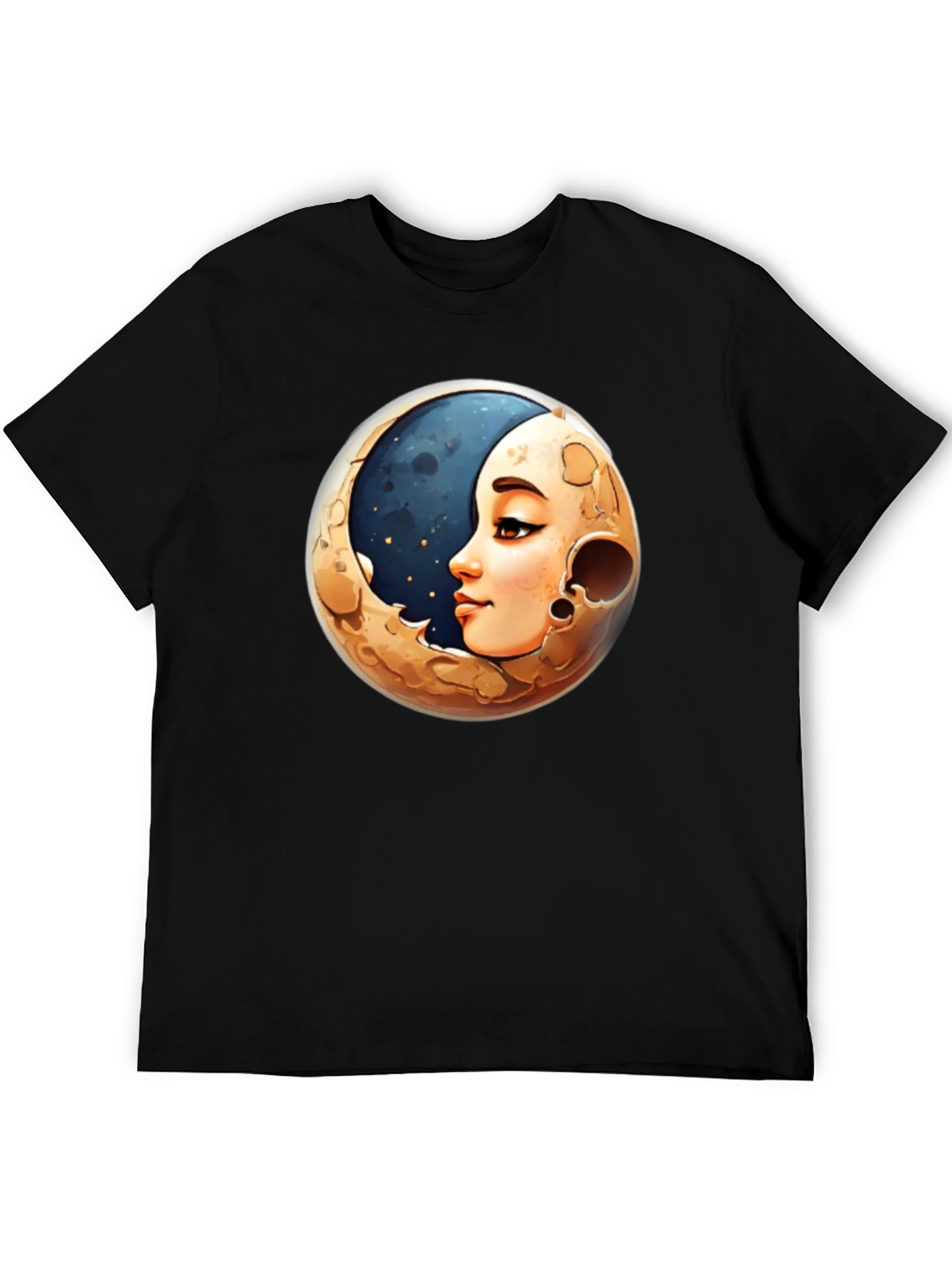 Moon Woman Graphic Tee - Stylish Unisex T-Shirt