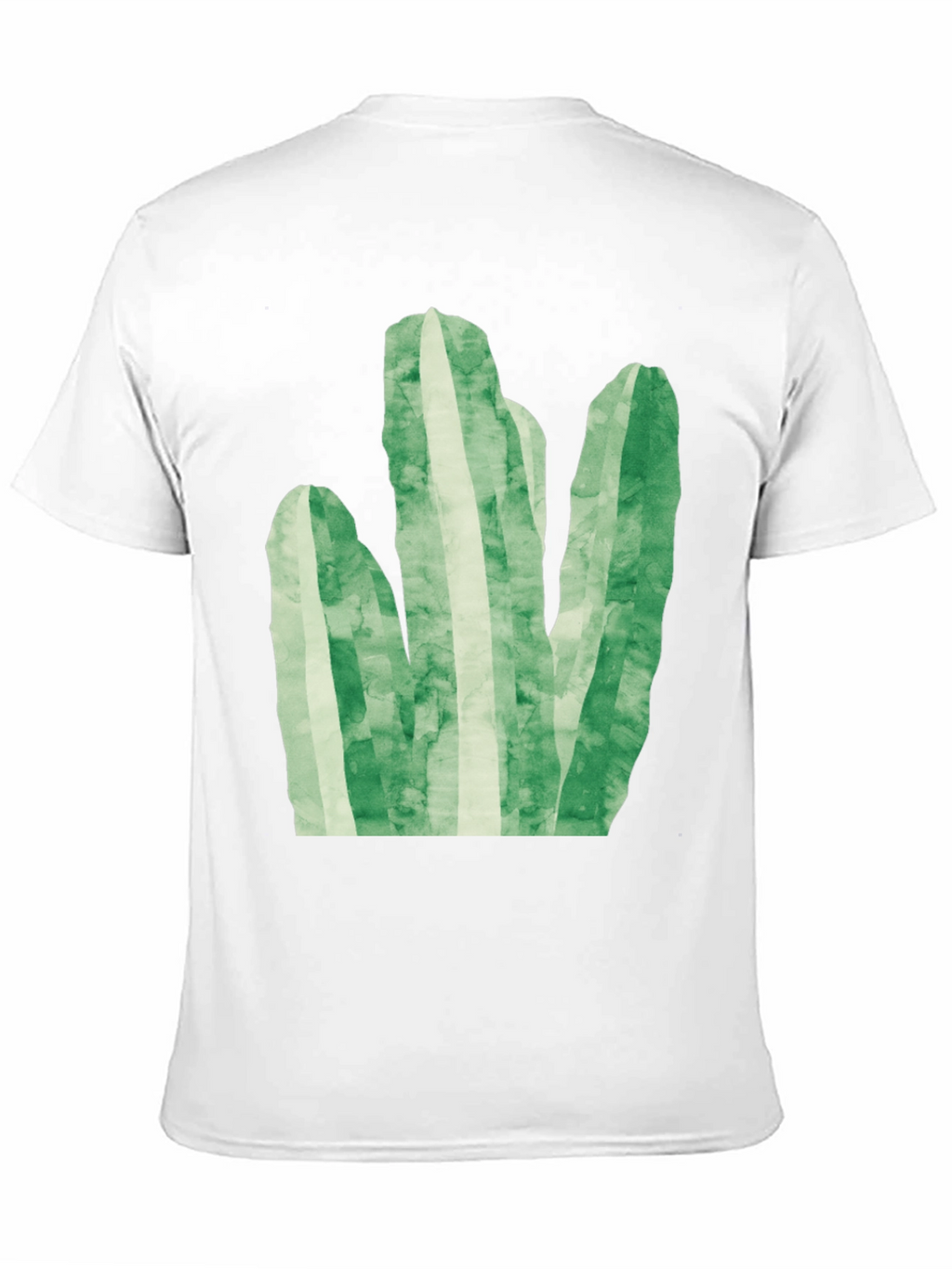 Green Cactus Graphic Tee - Trendy Black T-Shirt