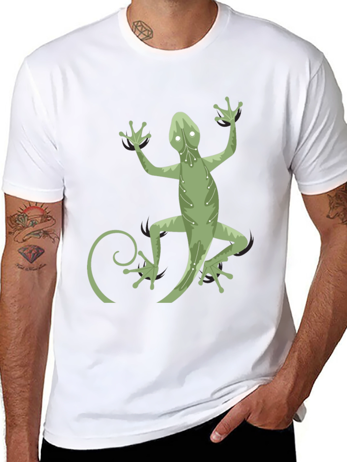Lizard Graphic T-Shirt - Cool Reptile Tee