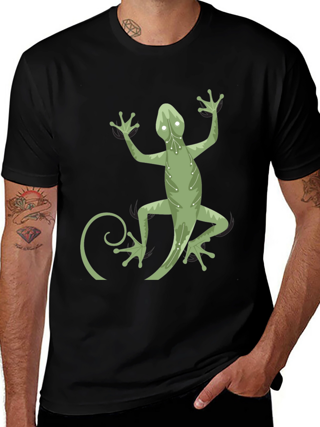 Lizard Graphic T-Shirt - Cool Reptile Tee