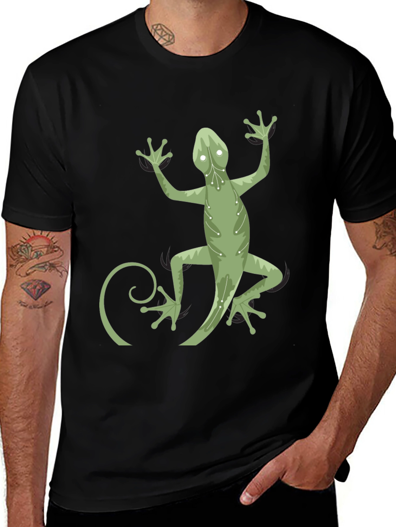 Lizard Graphic T-Shirt - Cool Reptile Tee