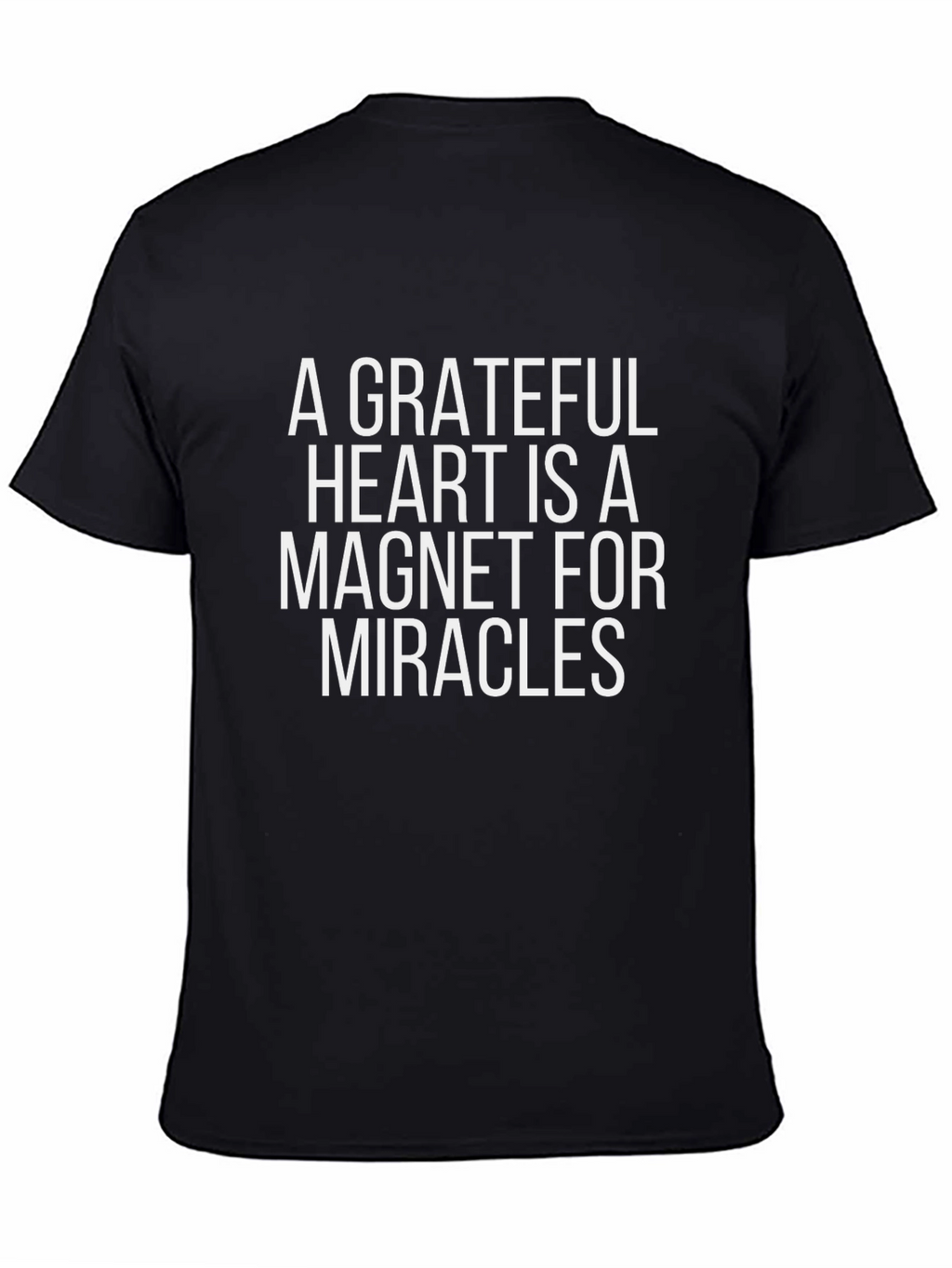 Grateful Heart Graphic Tee - Motivational T-Shirt