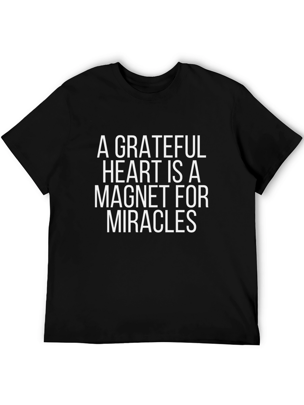 Grateful Heart Graphic Tee - Motivational T-Shirt