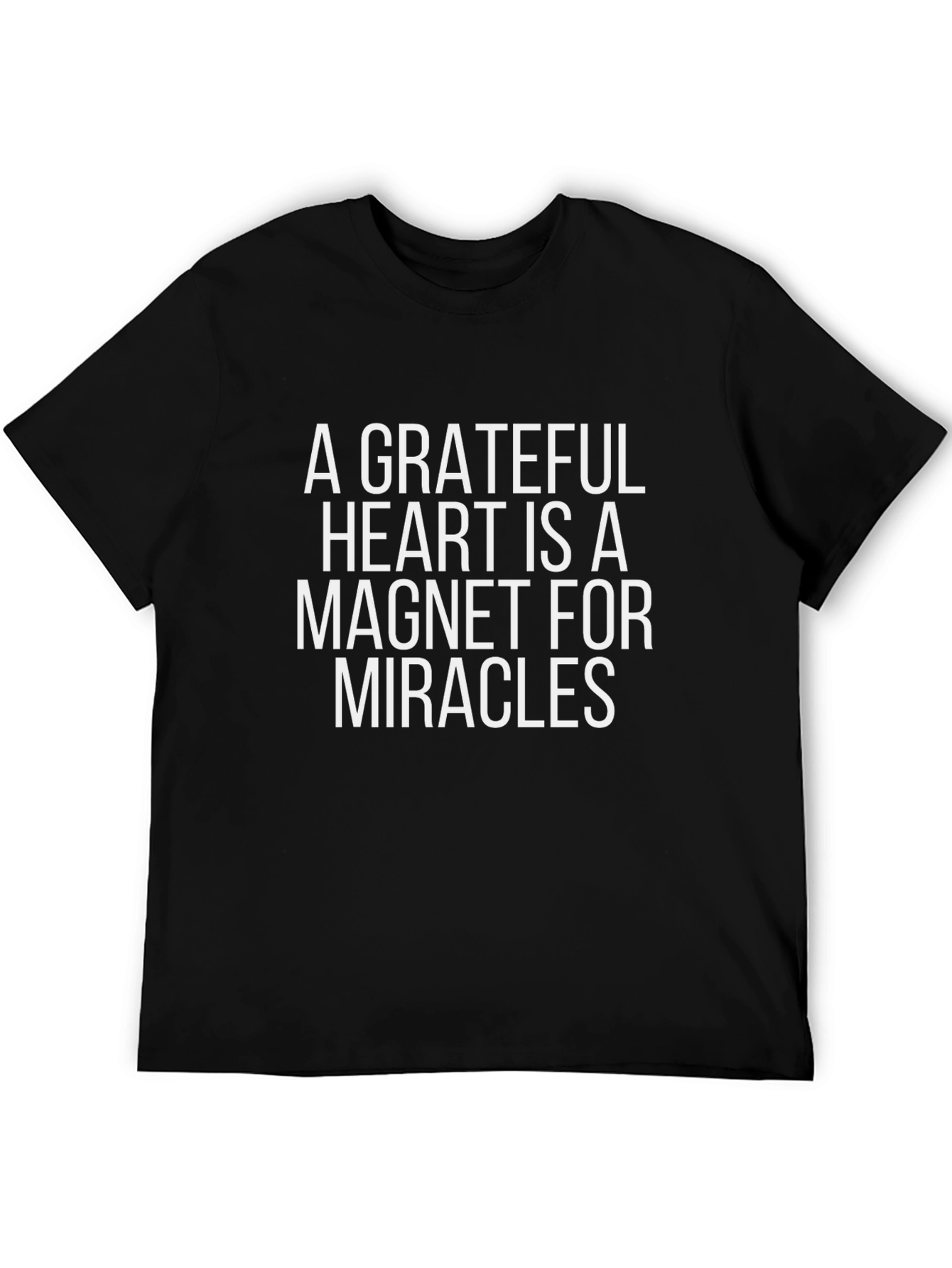 Grateful Heart Graphic Tee - Motivational T-Shirt
