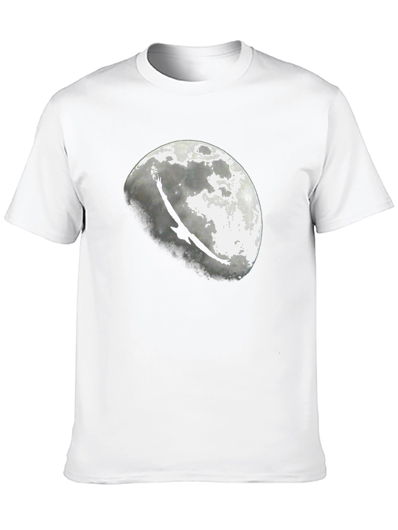 Eagle Moon Graphic T-Shirt - Black