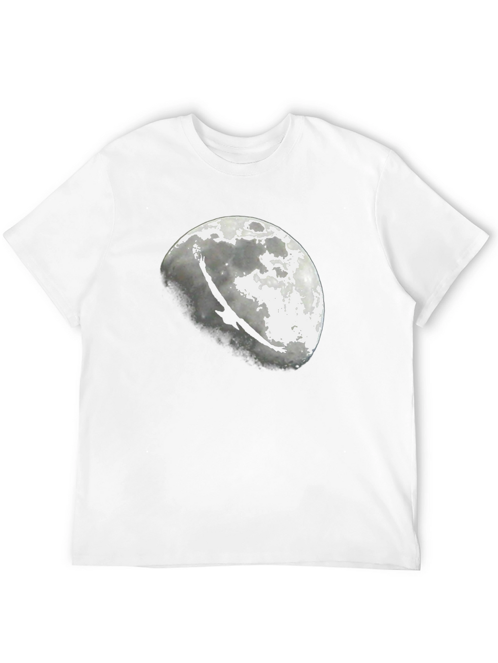 Eagle Moon Graphic T-Shirt - Black