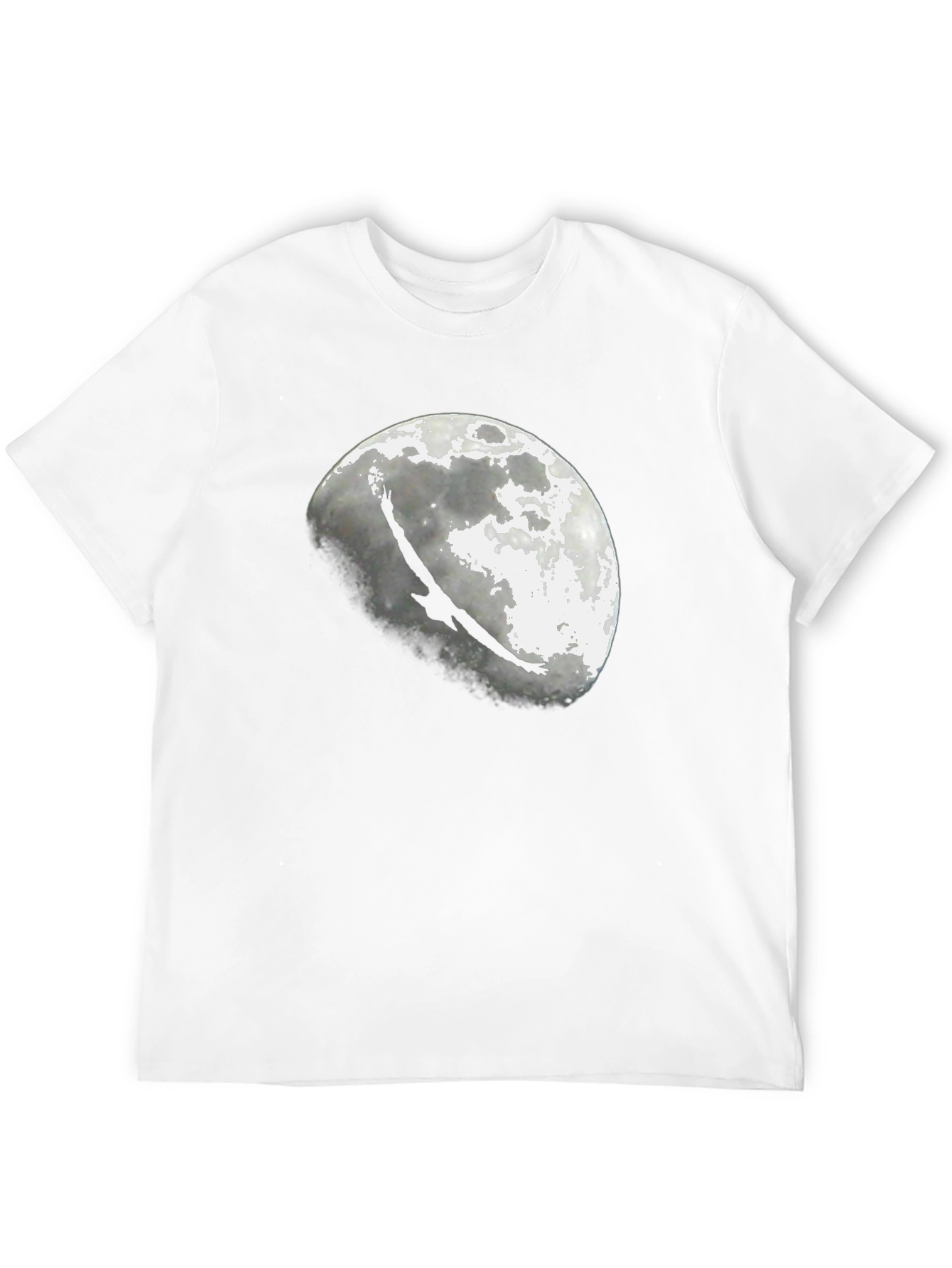 Eagle Moon Graphic T-Shirt - Black