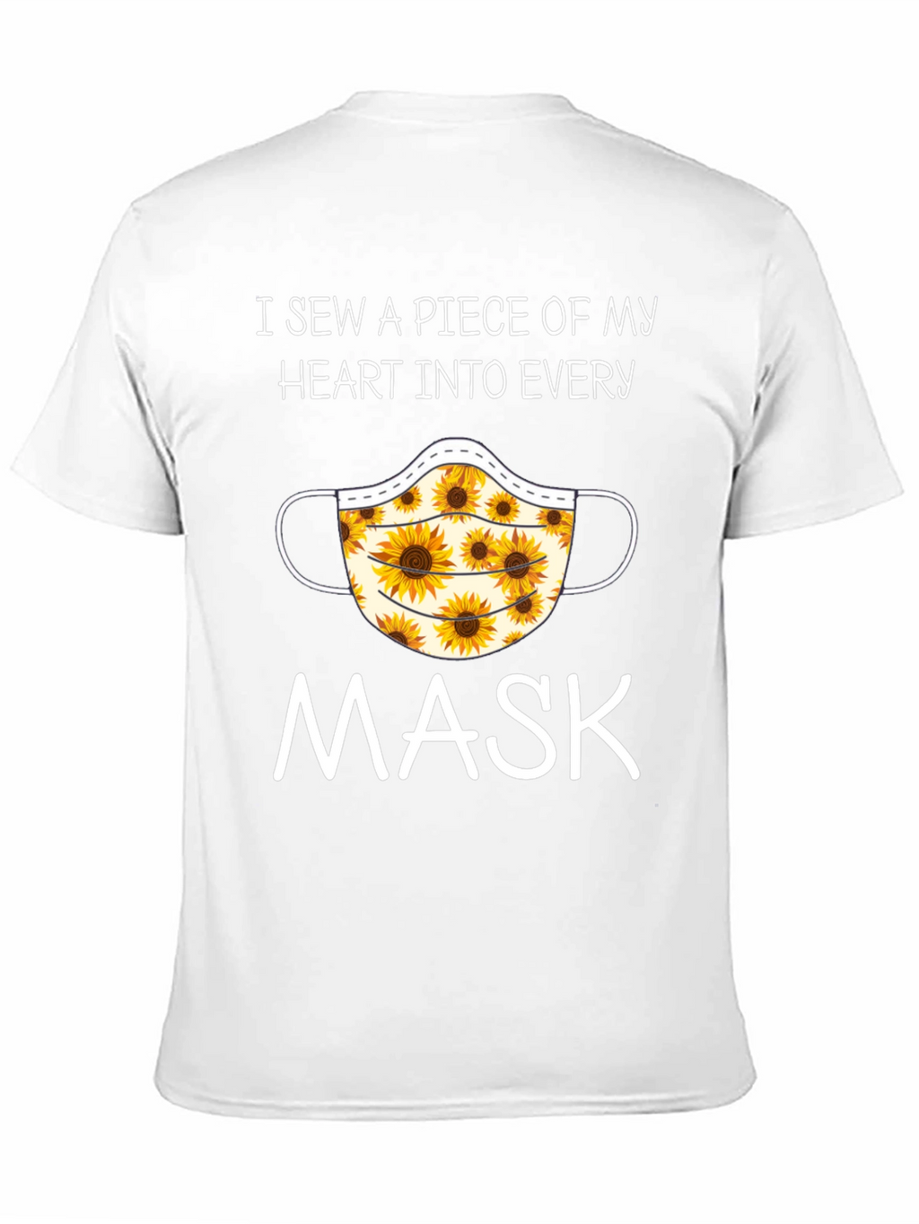 Sunflower Face Mask T-Shirt