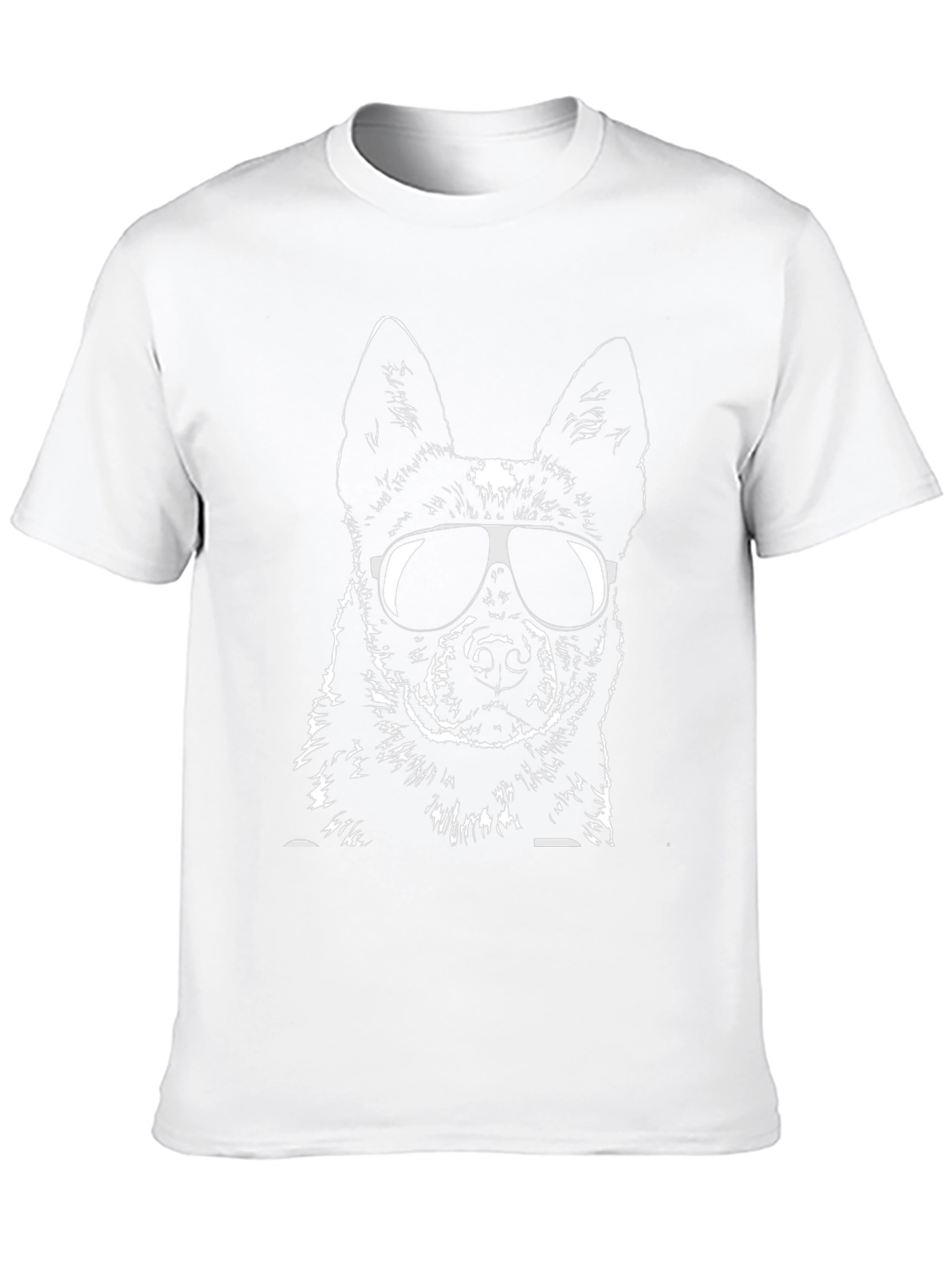 Cool Dog Graphic Tee - Black