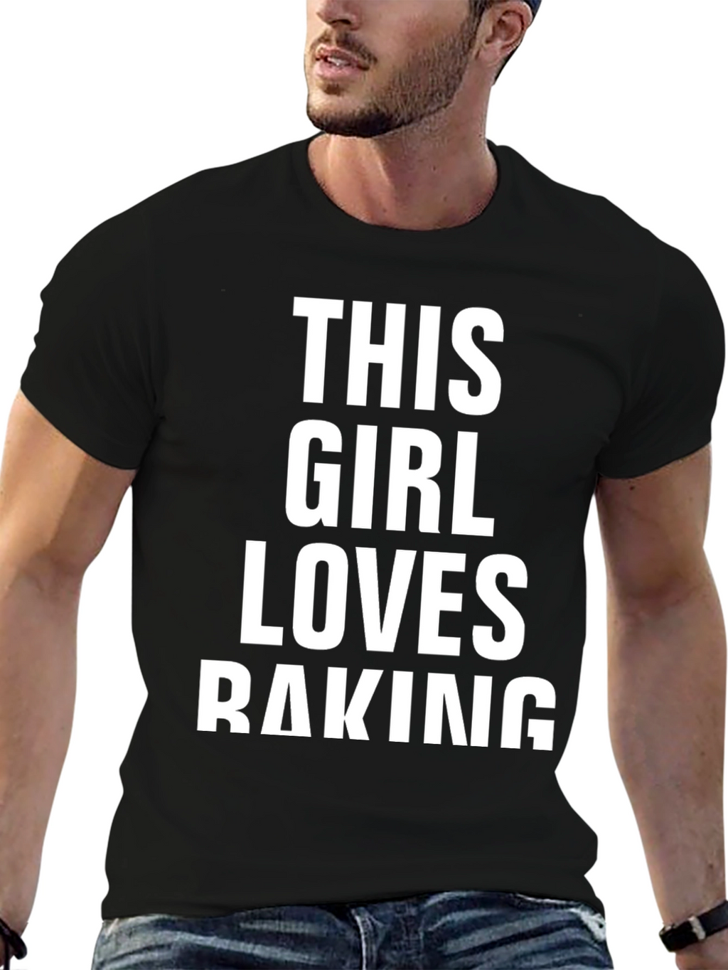 This Girl Loves Baking - Graphic Tee