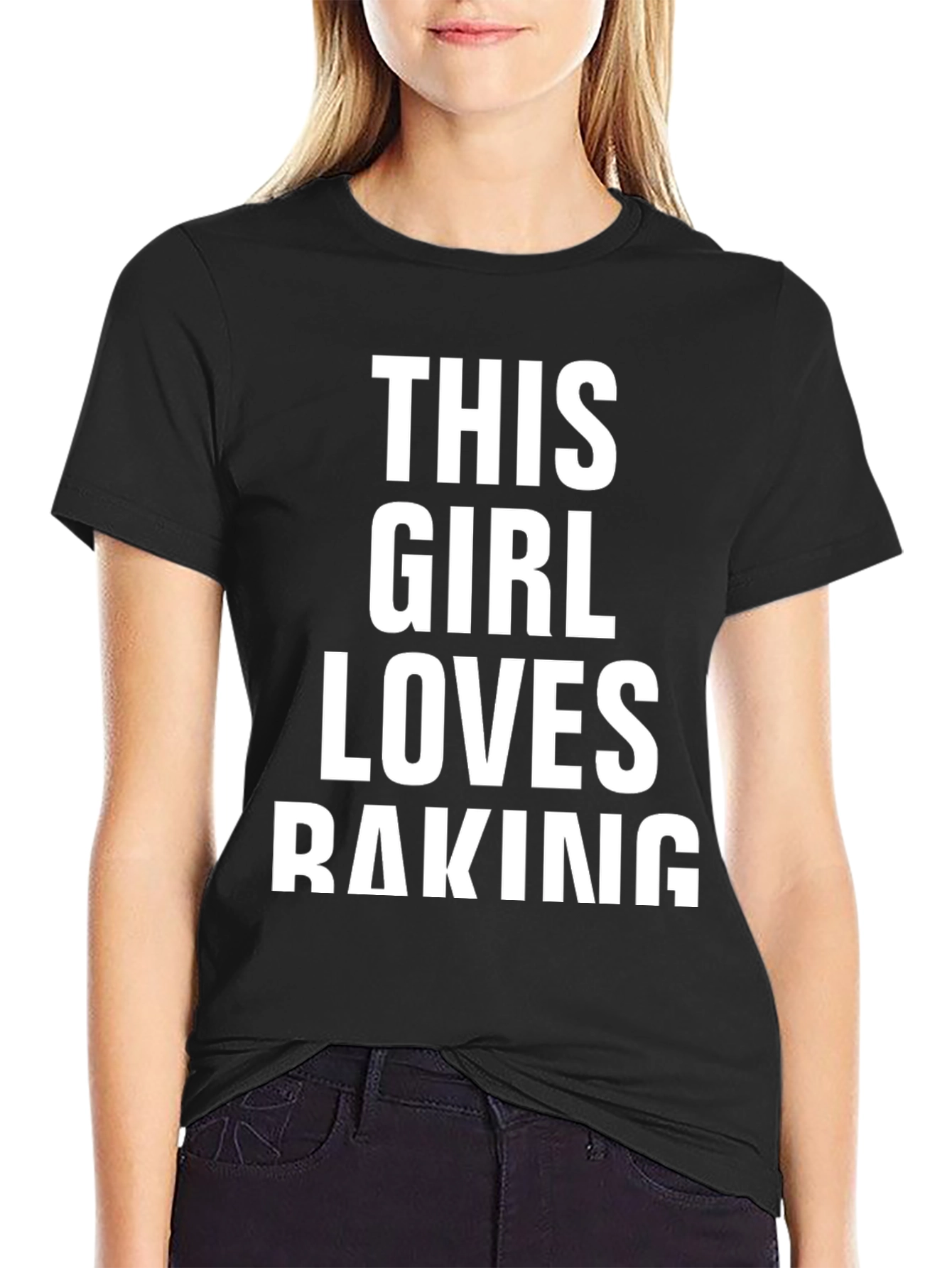 This Girl Loves Baking - Graphic Tee