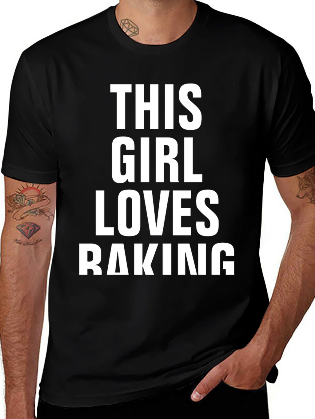 This Girl Loves Baking - Graphic Tee