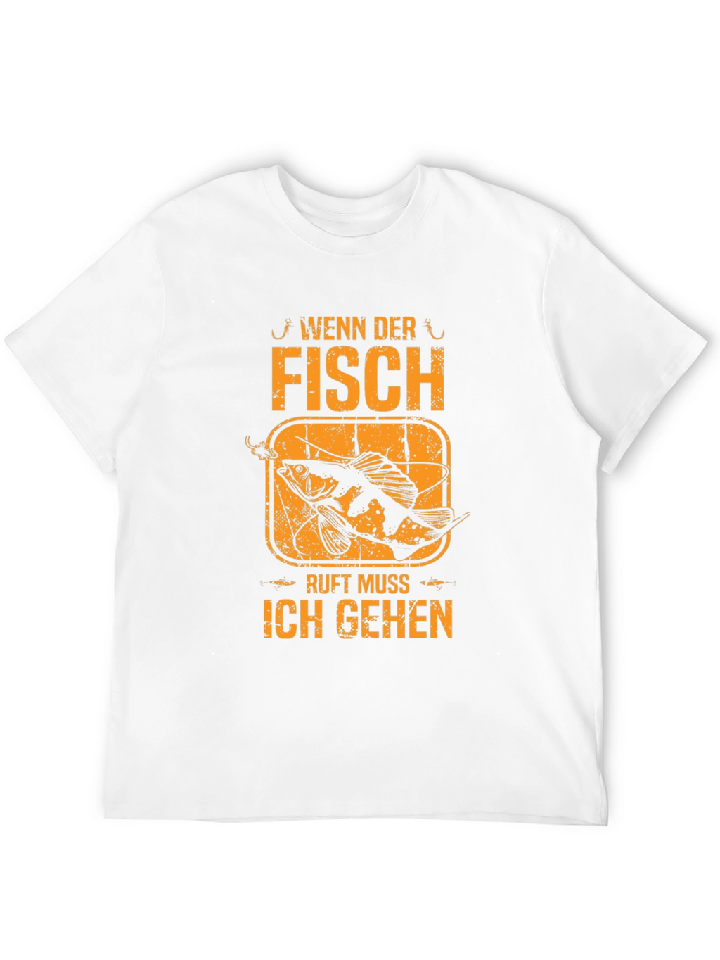 Fishing T-Shirt: Wenn Der Fisch Ruft Muss Ich Gehen