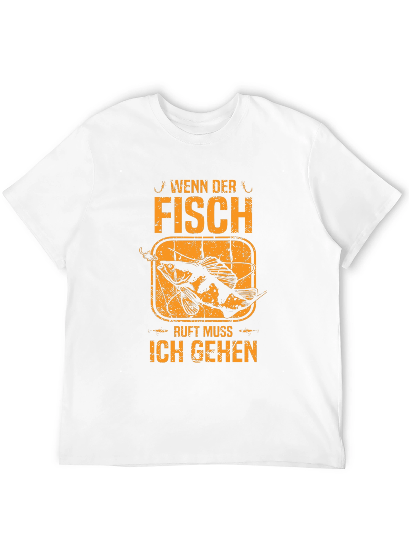Fishing T-Shirt: Wenn Der Fisch Ruft Muss Ich Gehen