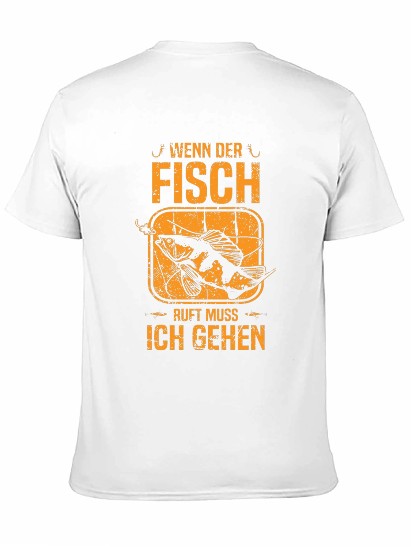 Fishing T-Shirt: Wenn Der Fisch Ruft Muss Ich Gehen