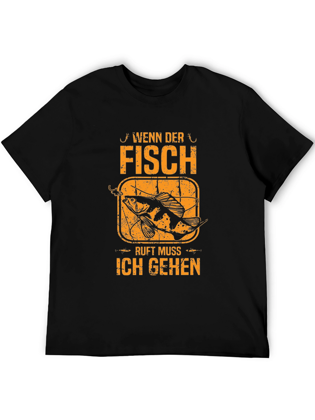 Fishing T-Shirt: Wenn Der Fisch Ruft Muss Ich Gehen