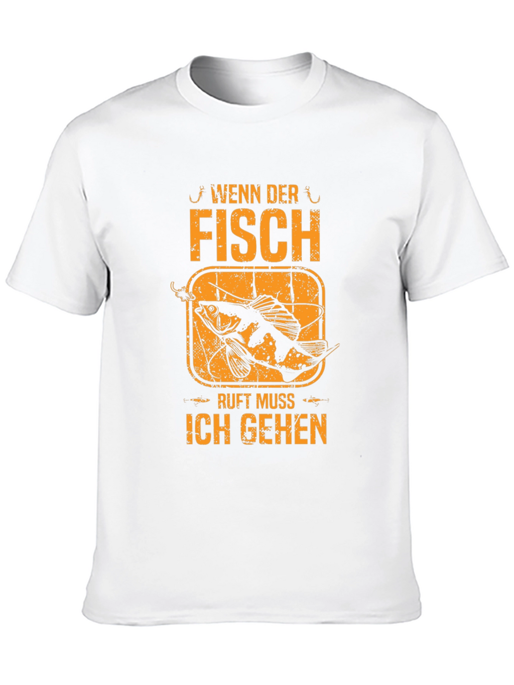Fishing T-Shirt: Wenn Der Fisch Ruft Muss Ich Gehen