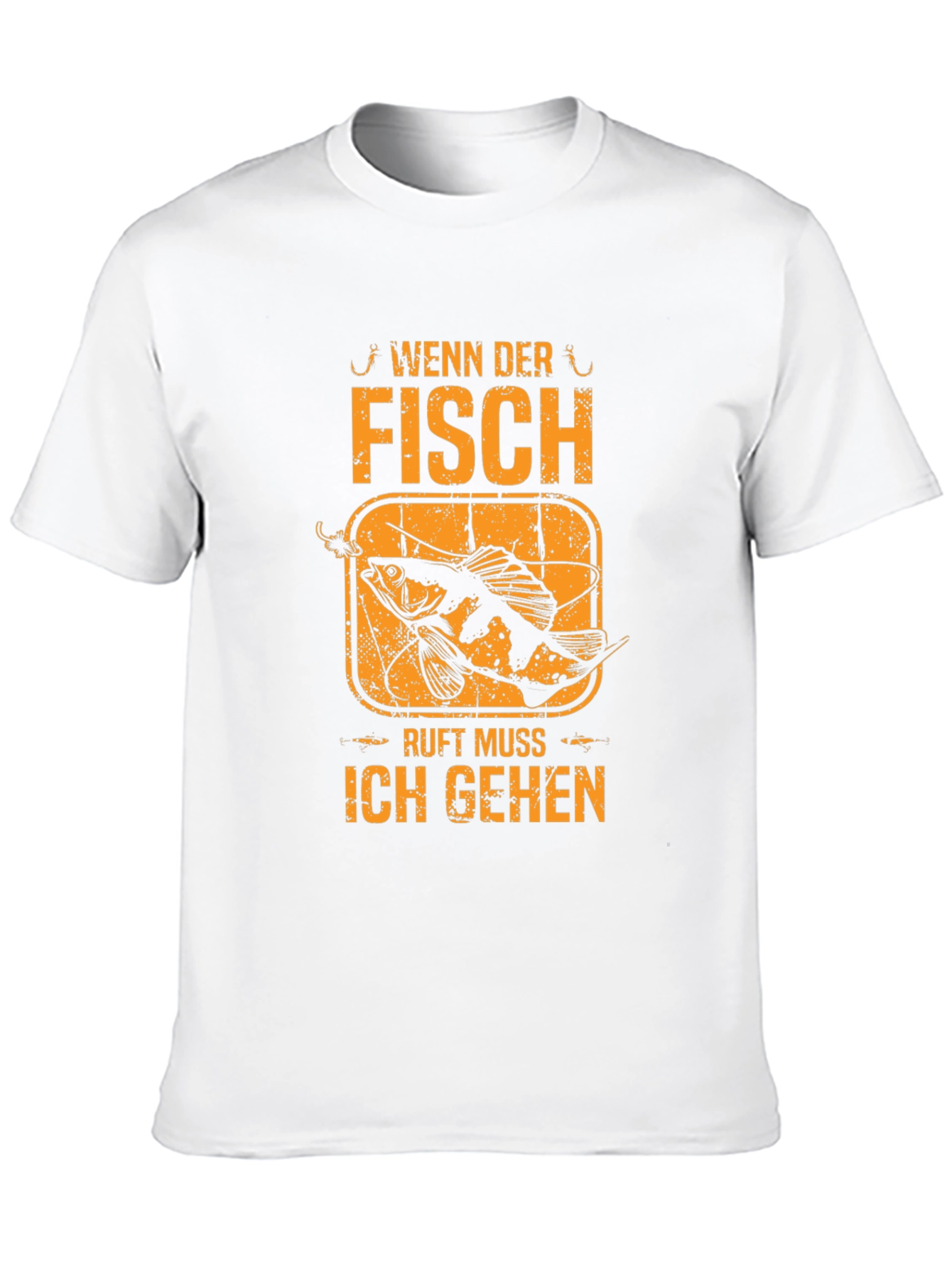 Fishing T-Shirt: Wenn Der Fisch Ruft Muss Ich Gehen