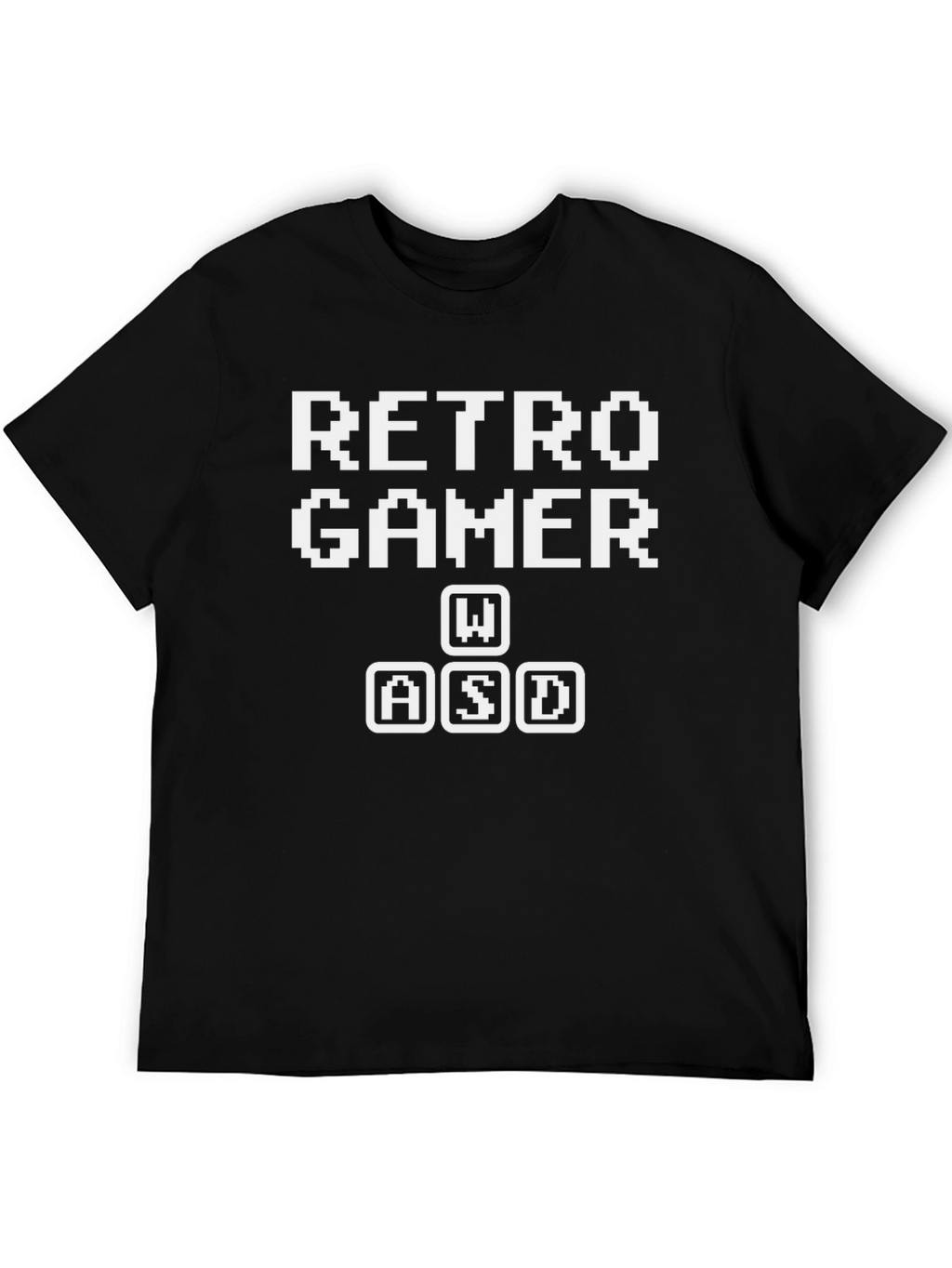 Retro Gamer WASD Keys Black T-Shirt