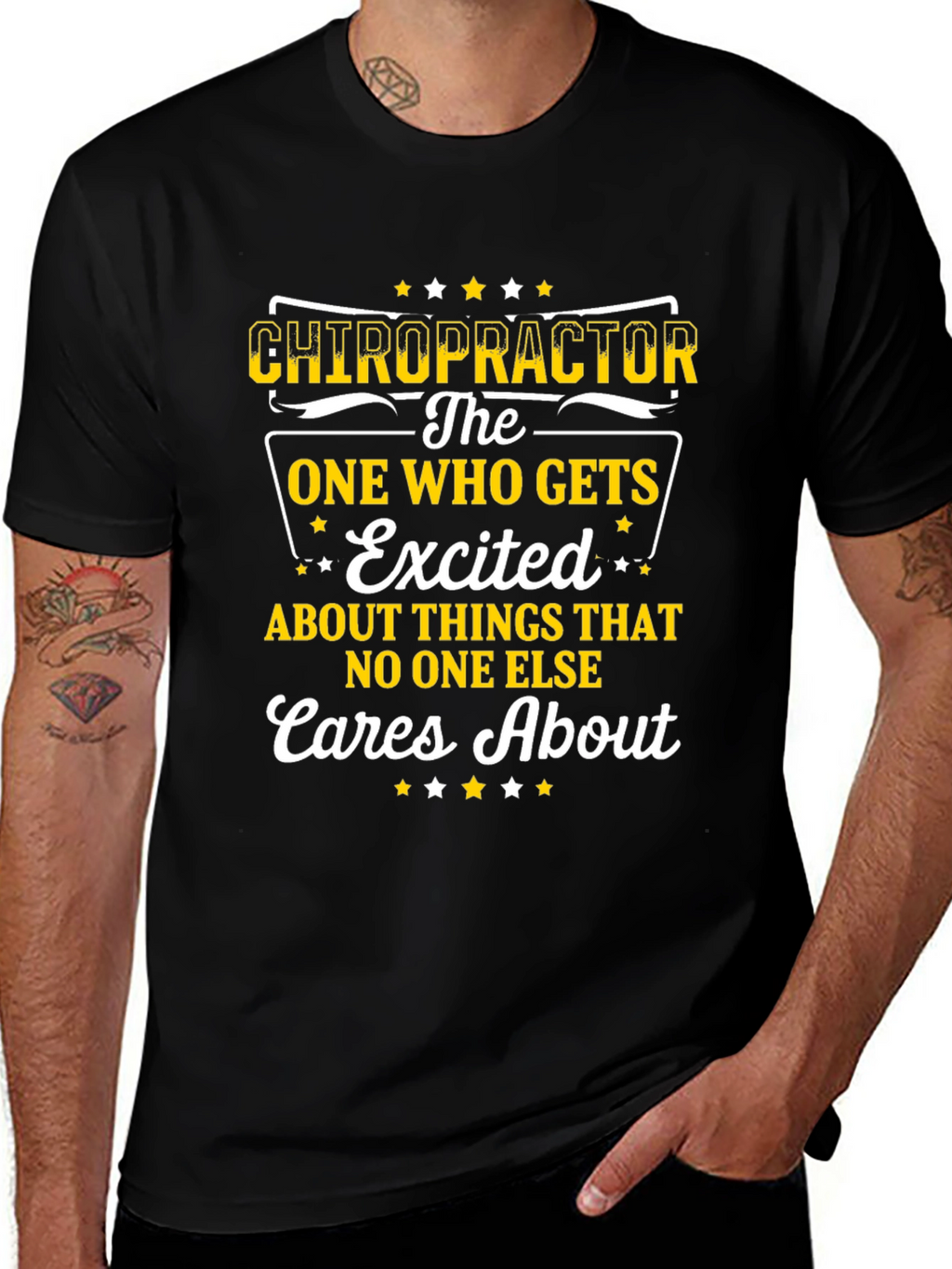 Chiropractor Excited Graphic T-Shirt