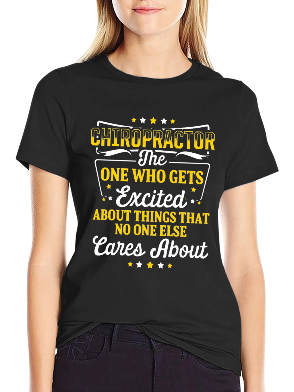 Chiropractor Excited Graphic T-Shirt