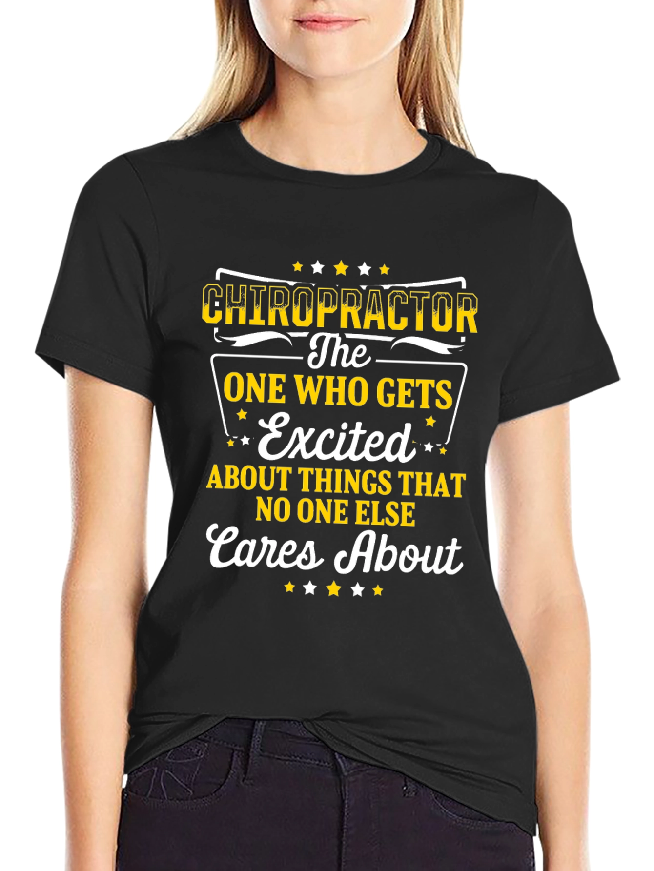 Chiropractor Excited Graphic T-Shirt