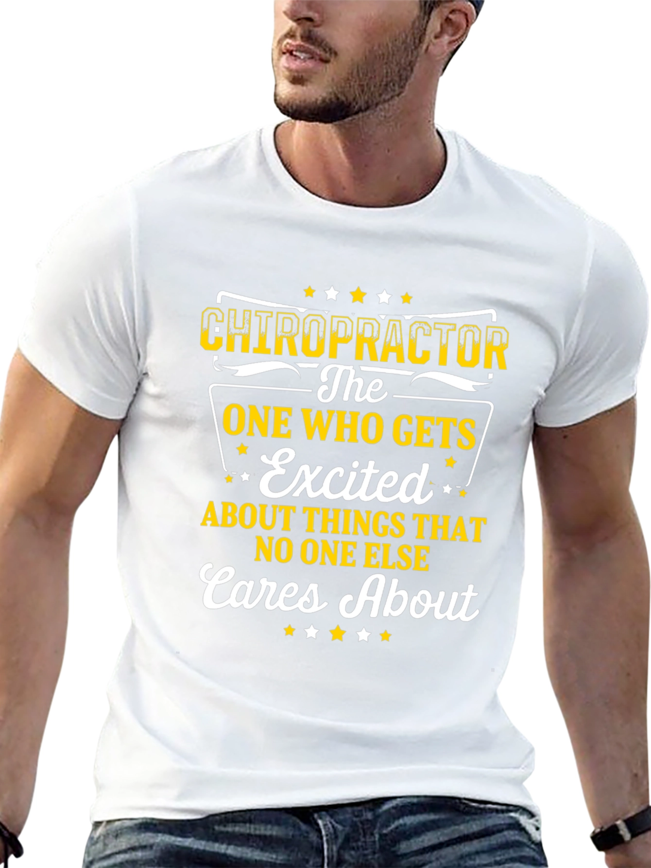 Chiropractor Excited Graphic T-Shirt