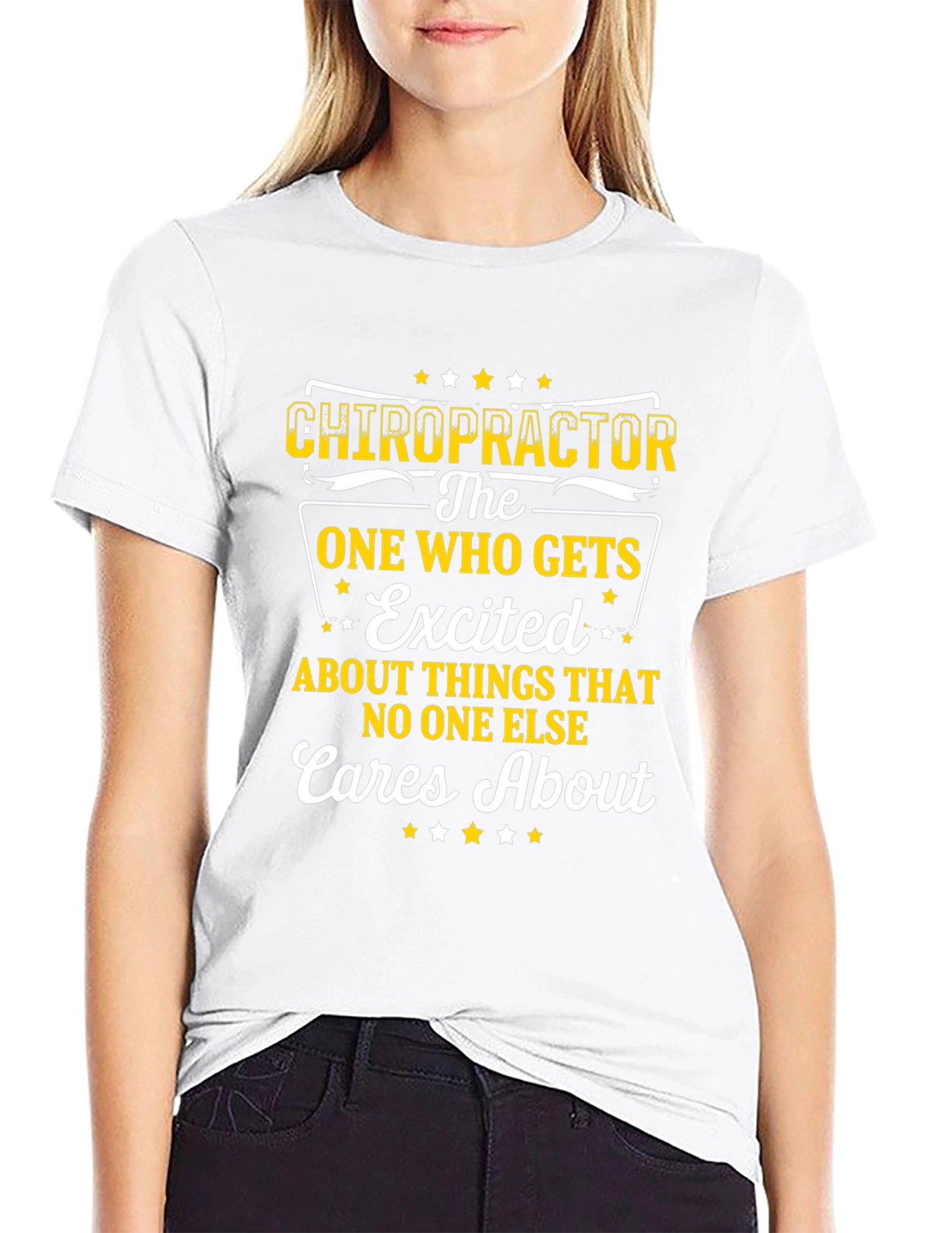Chiropractor Excited Graphic T-Shirt