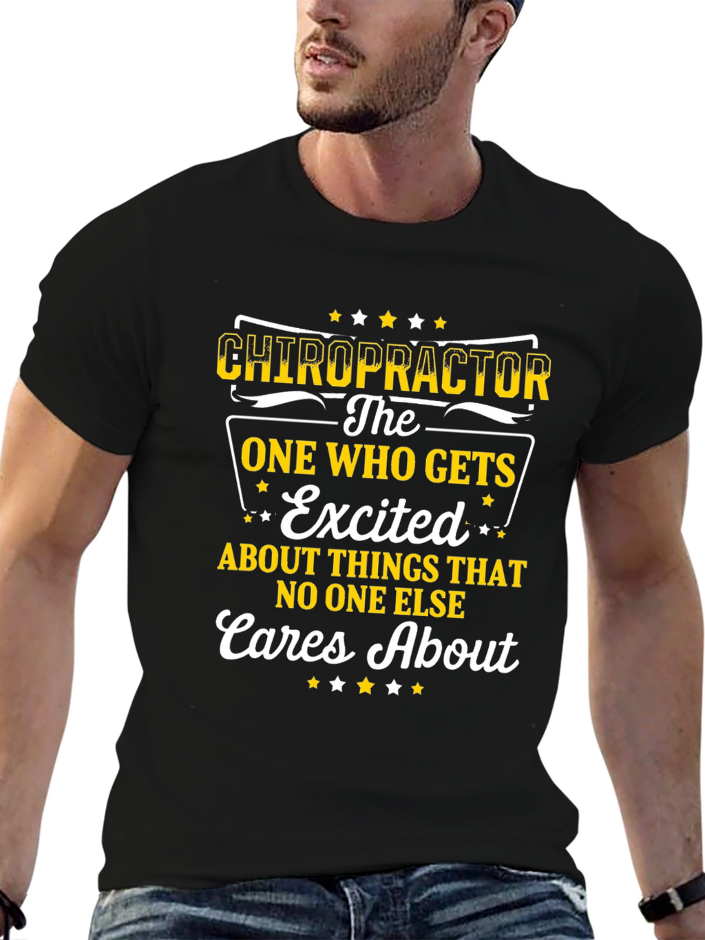 Chiropractor Excited Graphic T-Shirt