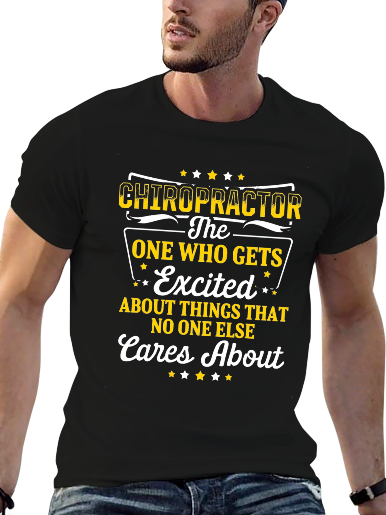 Chiropractor Excited Graphic T-Shirt