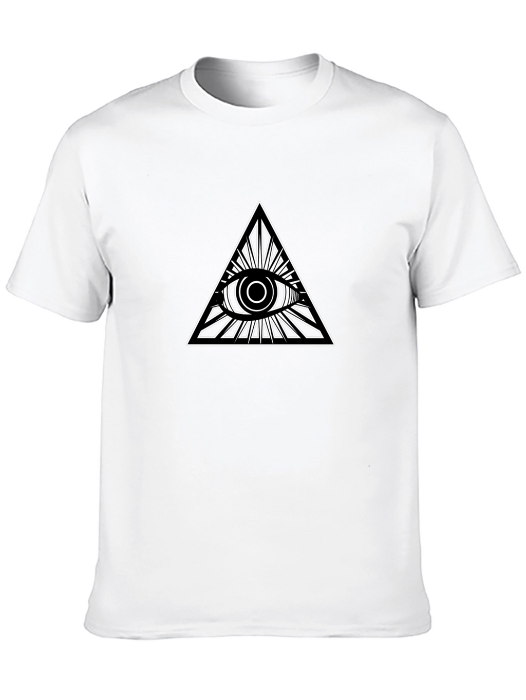 Illuminati Eye Graphic Black T-Shirt