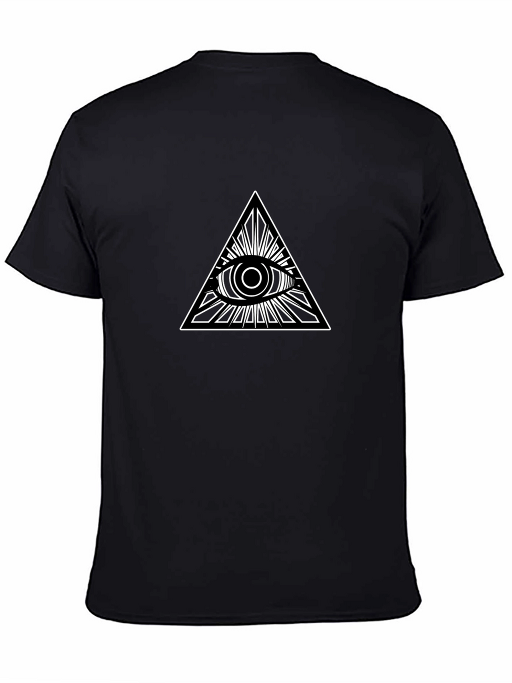Illuminati Eye Graphic Black T-Shirt