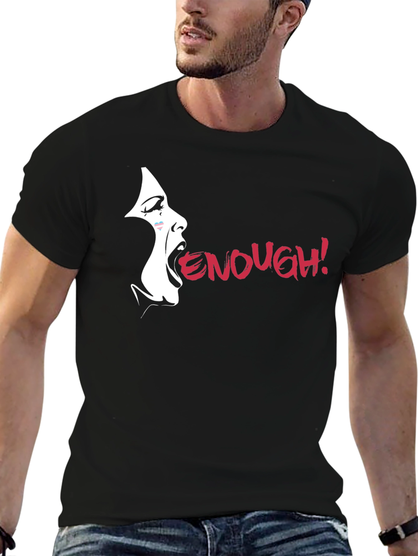 Enough! Graphic Tee - Bold Statement Shirt