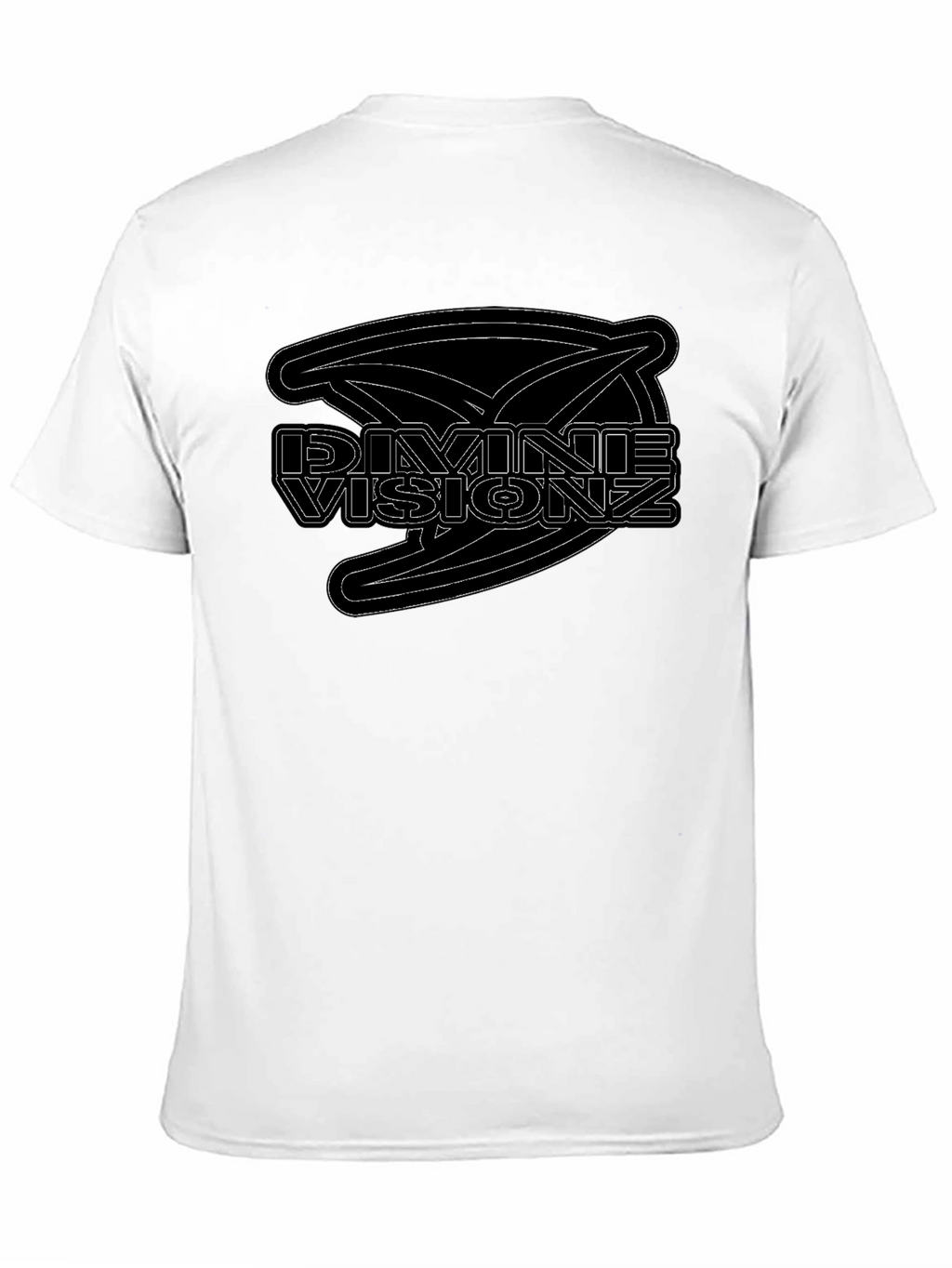Divine Visionz Black Graphic T-Shirt