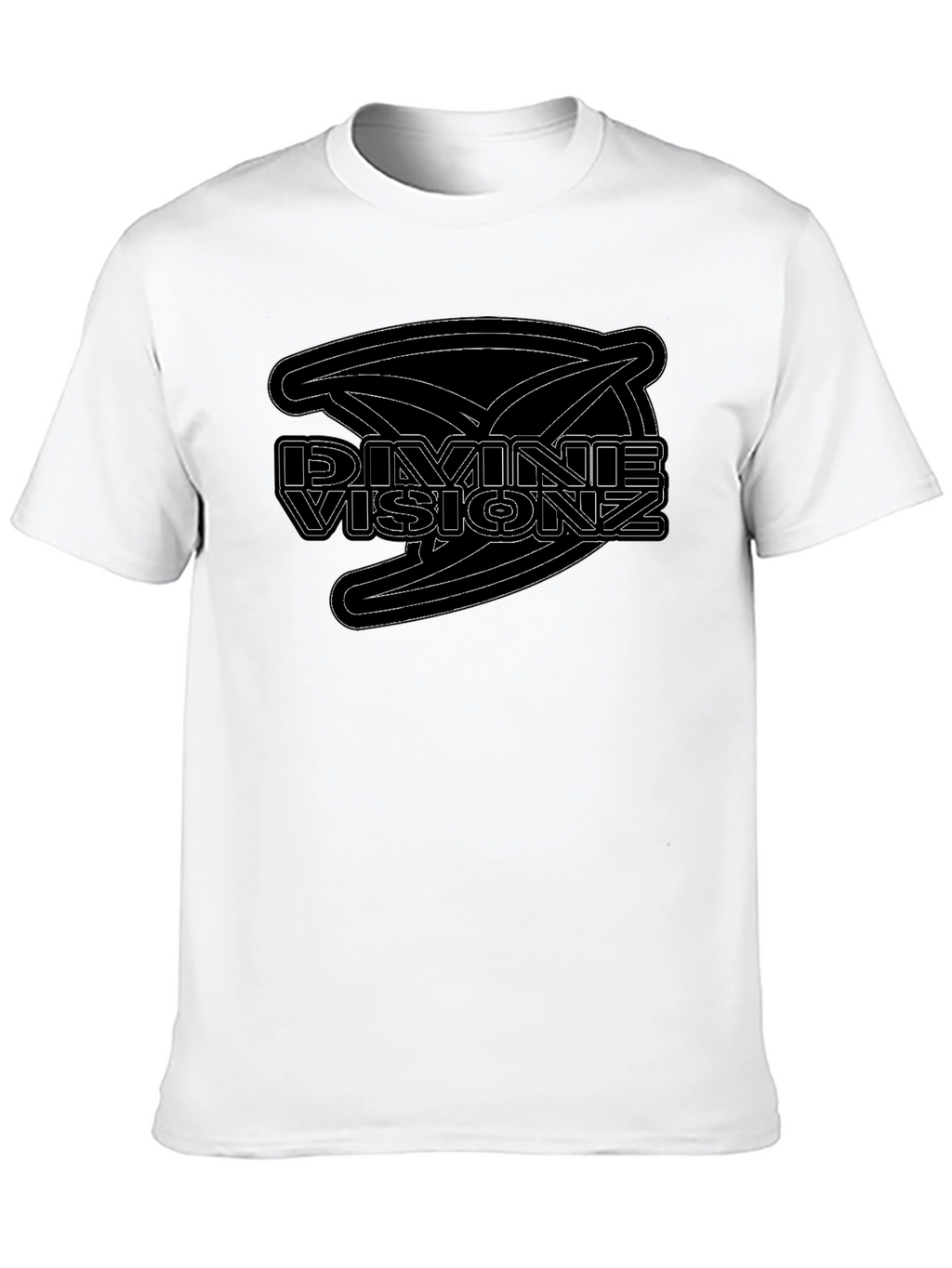Divine Visionz Black Graphic T-Shirt