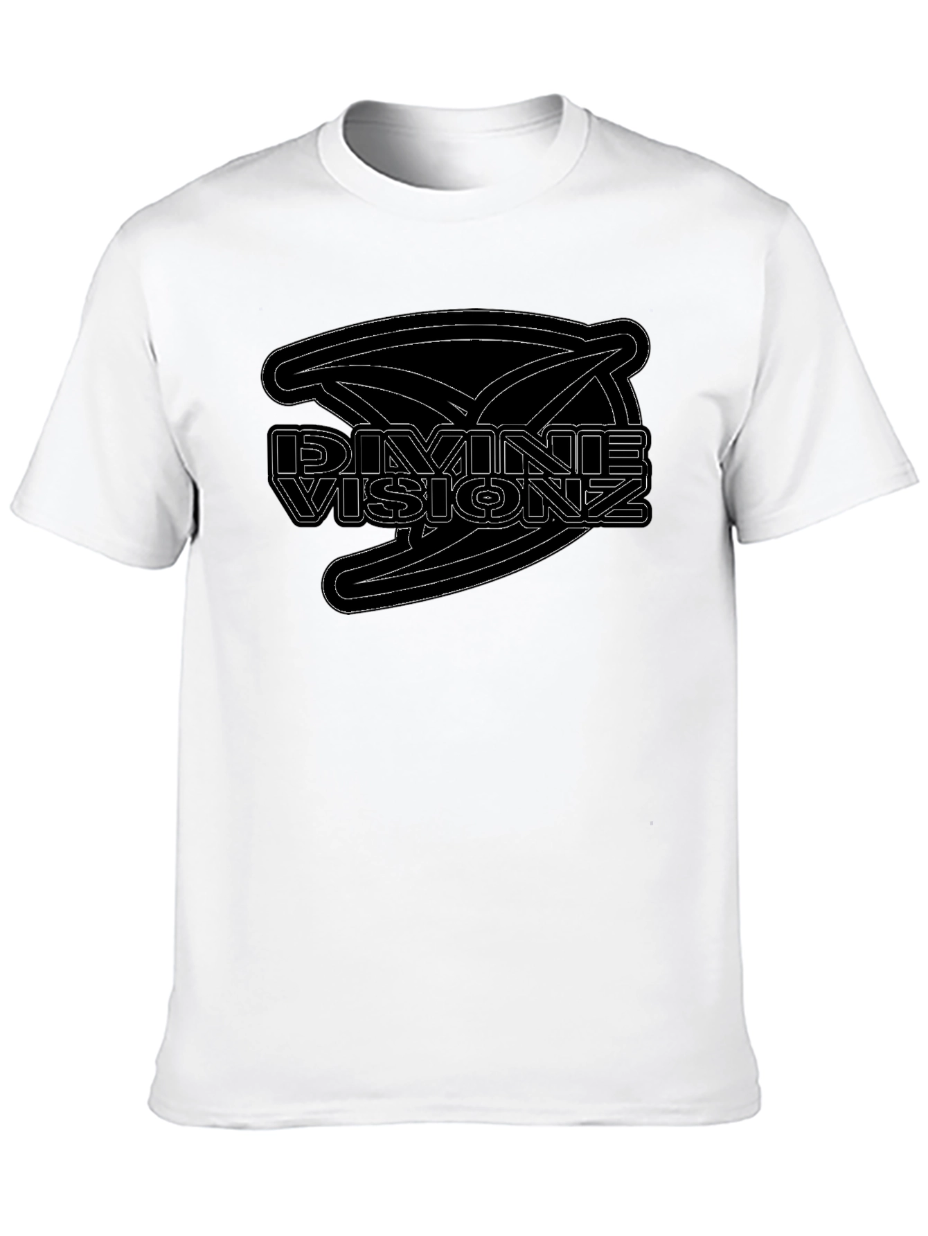 Divine Visionz Black Graphic T-Shirt