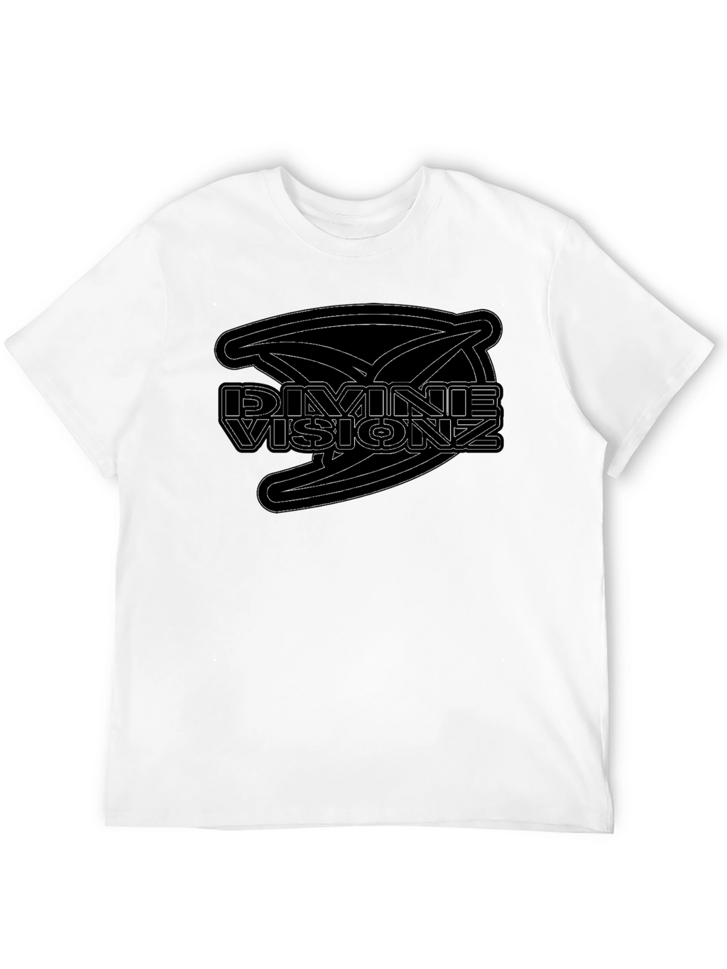 Divine Visionz Black Graphic T-Shirt