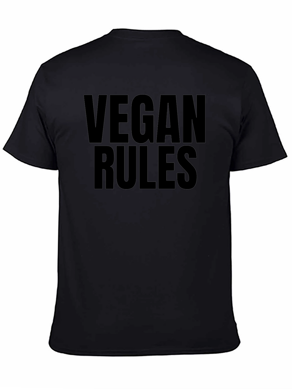 Vegan Rules Graphic T-Shirt - Bold Statement Tee