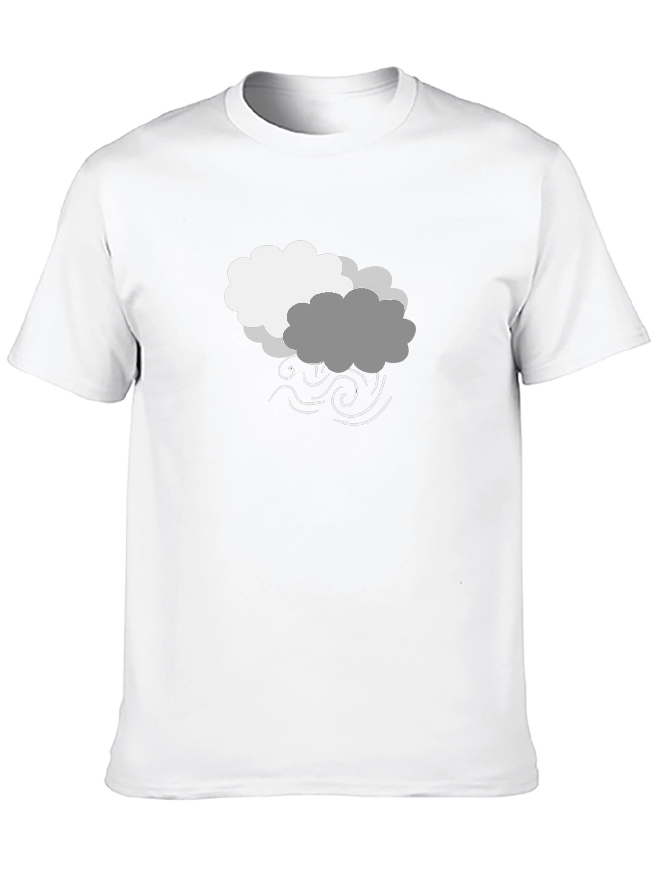 Stormy Weather Graphic Tee - Black Cotton