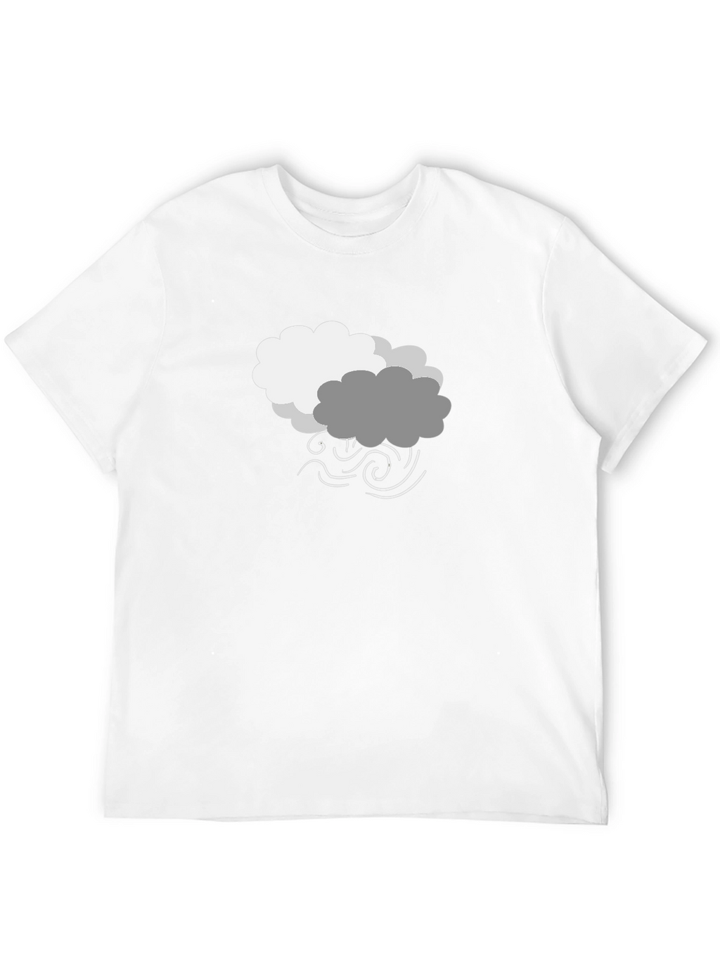 Stormy Weather Graphic Tee - Black Cotton