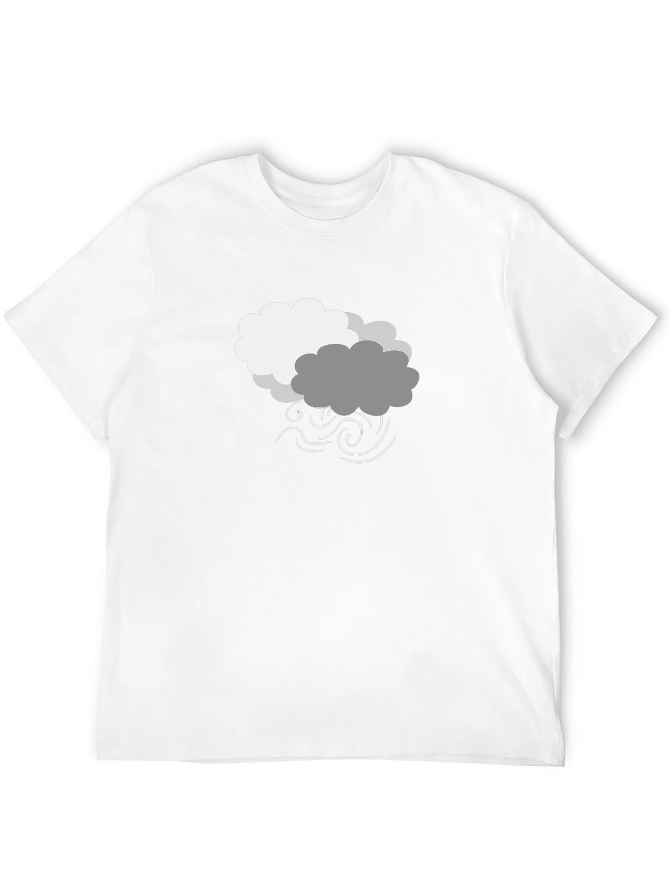 Stormy Weather Graphic Tee - Black Cotton