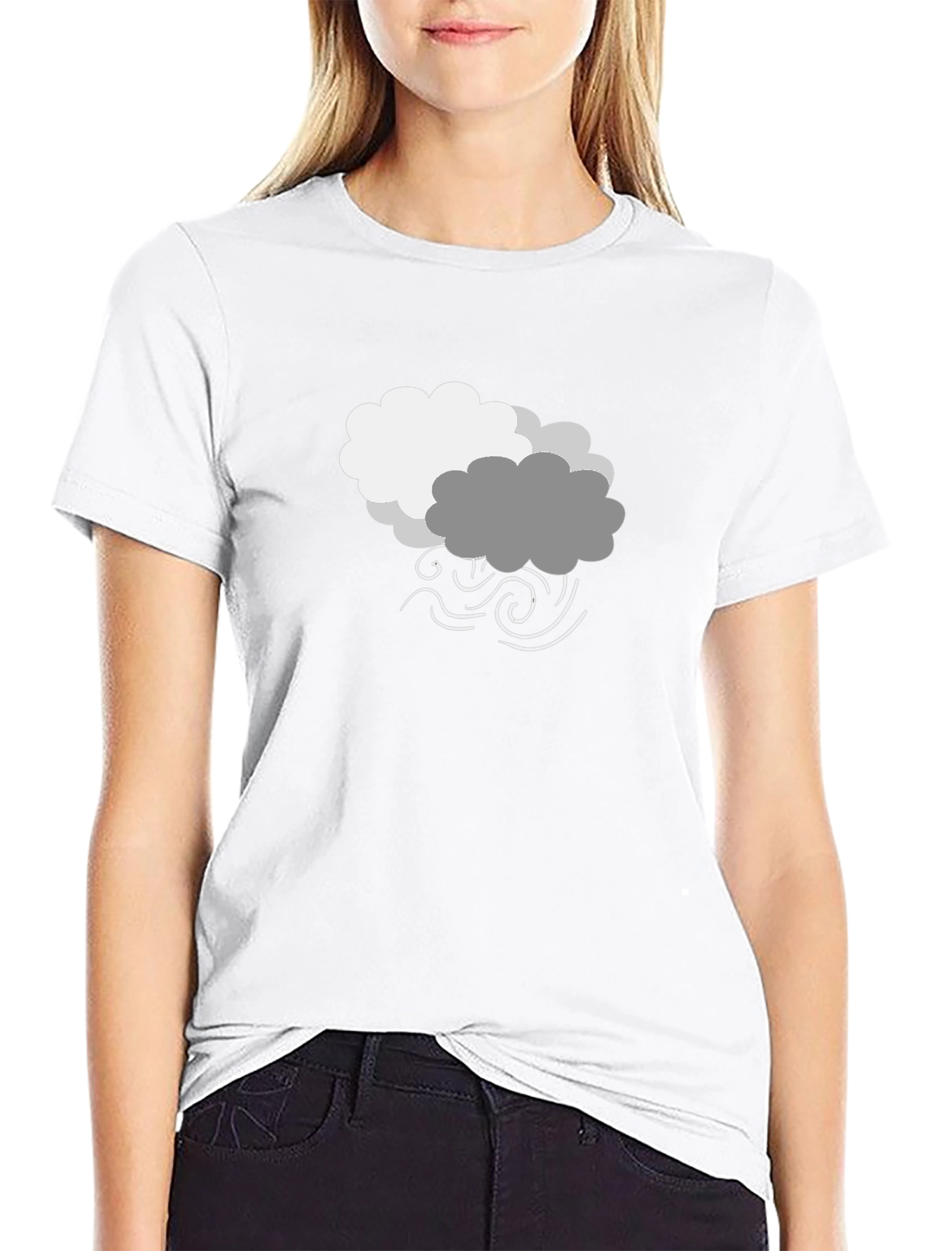 Stormy Weather Graphic Tee - Black Cotton